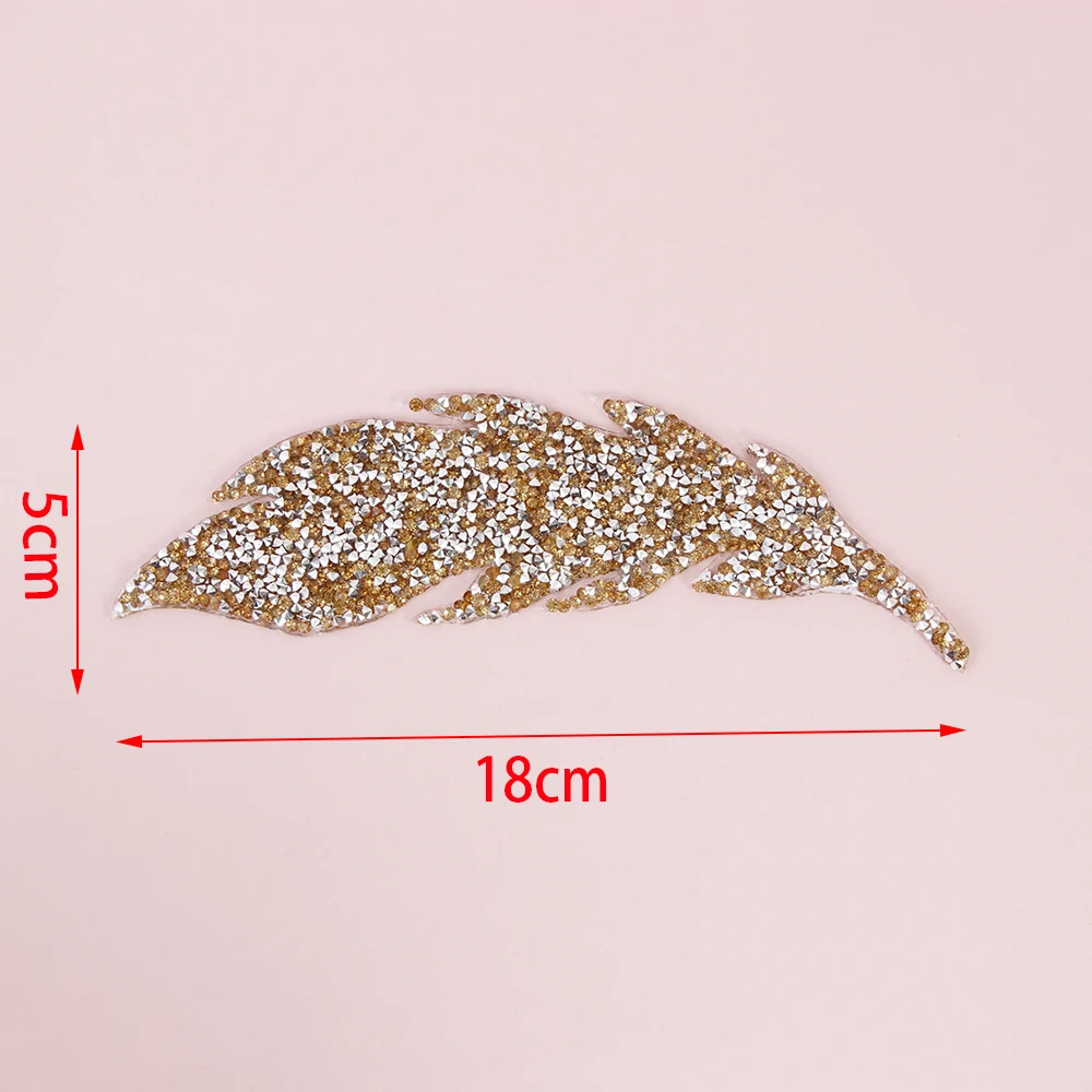 Цветные наклейки AB в виде листьев мотивы термоклейкие для горячей фиксации