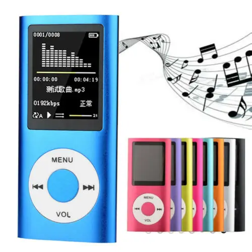Портативный мини MP3 MP4 плеер Поддержка 32 Гб 1 8 &quotLCD Музыка Видео Медиа FM