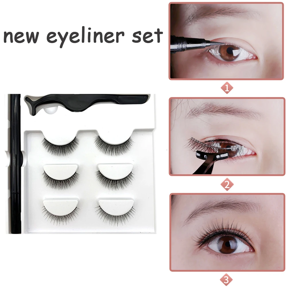 3D Магнитные ресницы с долговечными магнитами подводка для глаз макияж норковые