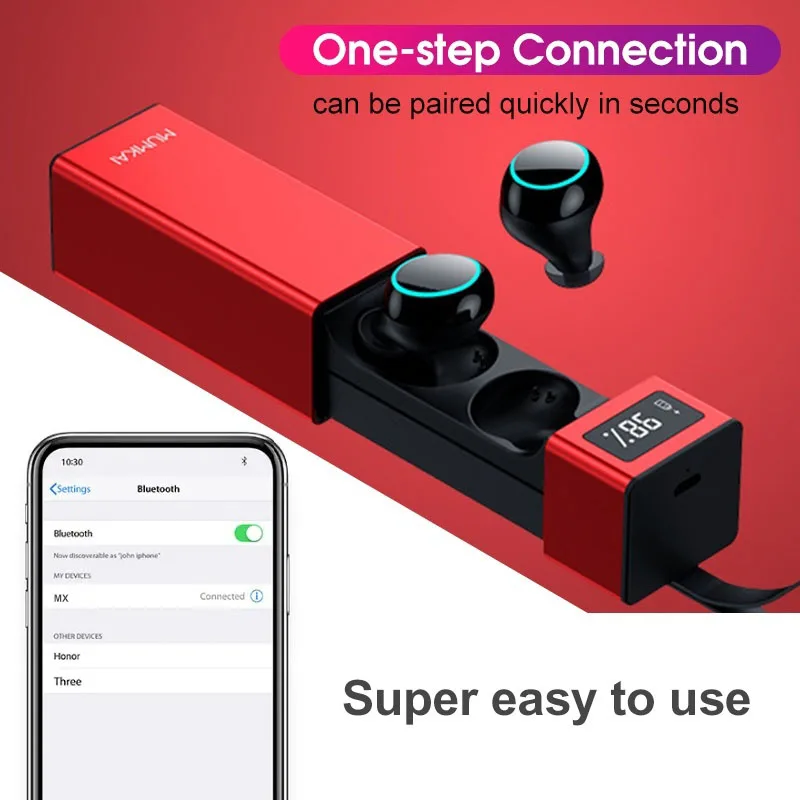 Yueetc беспроводные наушники bluetooth tws наушники-вкладыши Блютуз 5 0 гарнитура |