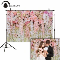 allenjoy wedding backdrop valentines day 14 february bridal shower flower rose marriage photo studio photography background