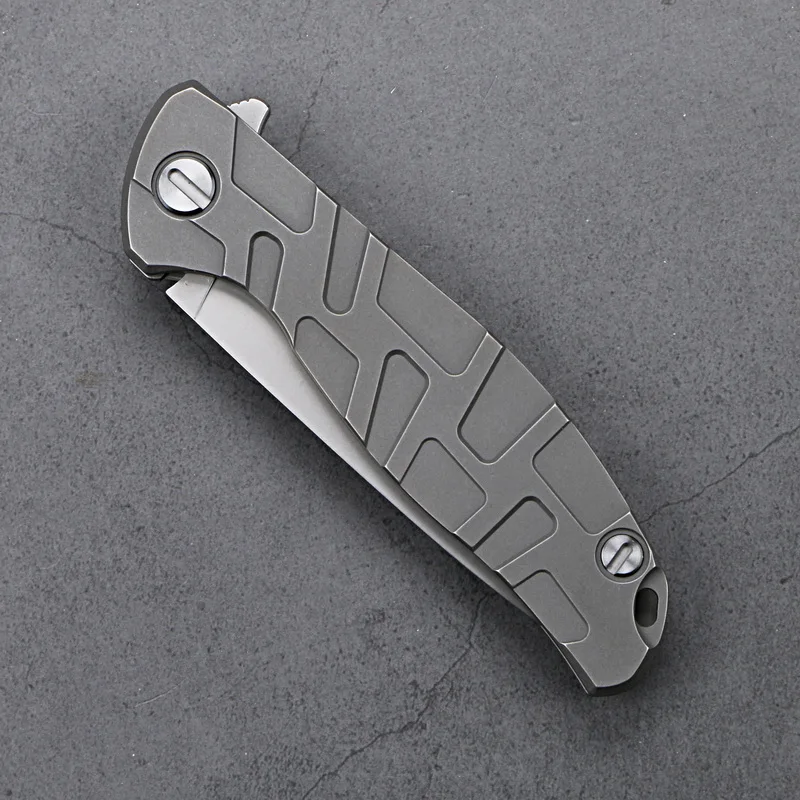 Складной нож Green thorn F95RT подшипник K110 Blade TC4 титановая ручка карманный для кемпинга