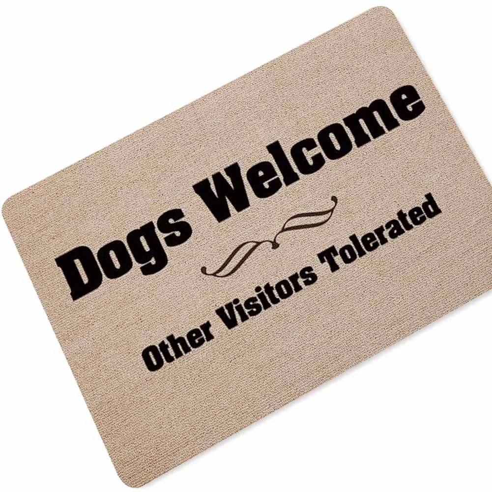 Вы здесь смешной коврик английские предложения надпись дверной входной