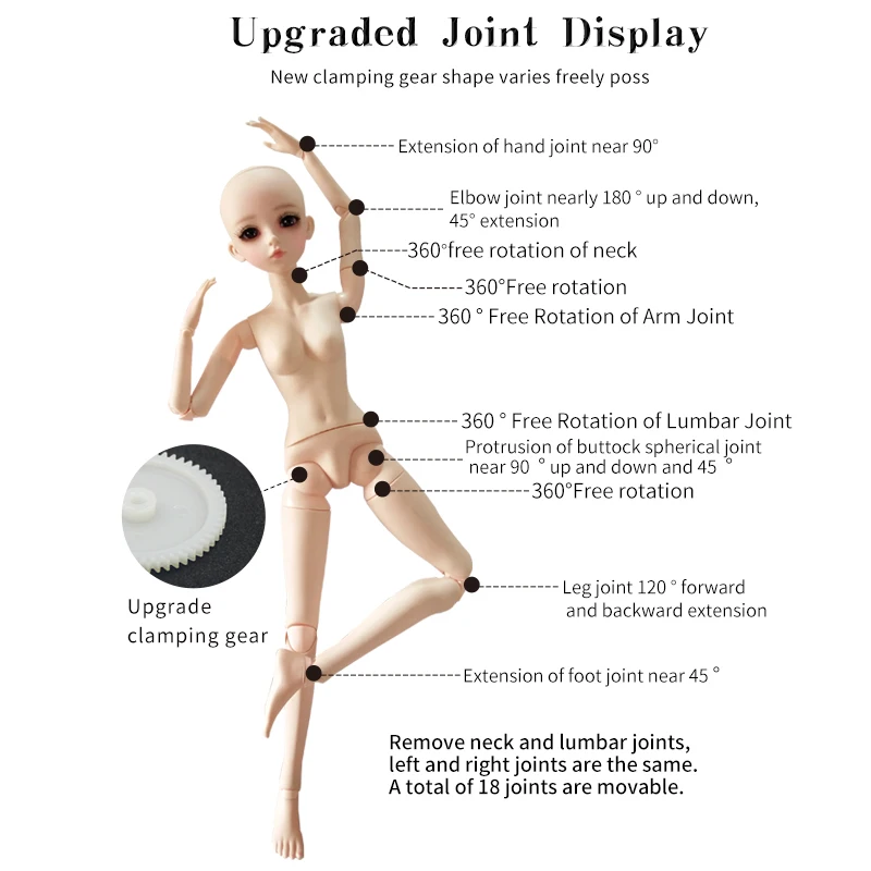 UCanaan/1/3 BJD кукла 18 Шаровые опоры куклы дворец Стиль с Полный комплект одежды