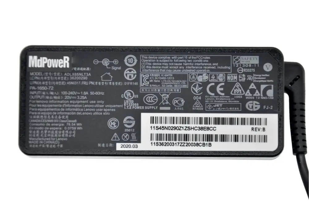 original 20v 3 25a 65w 4 01 7 charger for lenovo yoga 710s 510s 310s 14 ac adapter power supply adlx65clge2a free global shipping