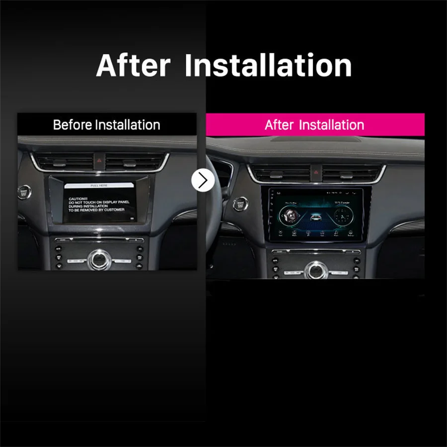 Фото 9-дюймовое автомобильное GPS-радио Android 10 H1+16G для Ford Taurus 2015-2018 гг. №3