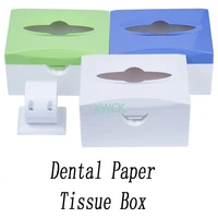 dental tissue box for dental chair dental post mount utility paper box 45mm bluegreenwhite dental chair accessories