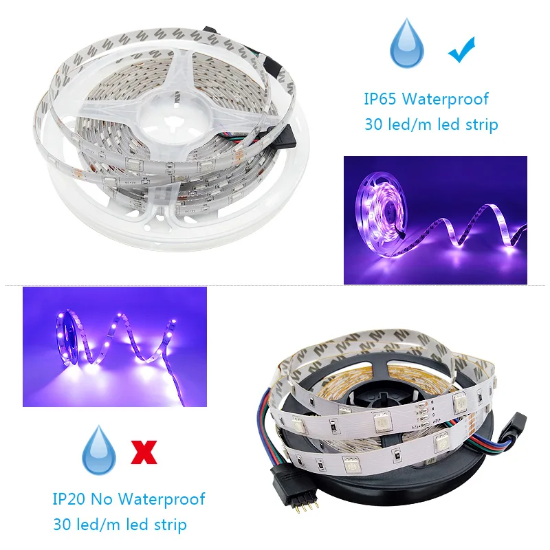 ZAHORIO SMD 5050 RGB Светодиодная лента IP20/IP65 5 м 10 300LED 150LED DC 12 В гибкая Wifi/Musi/24key/44key