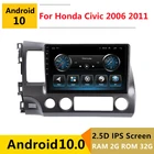 Автомобильная стерео-система на Android, 2 Гб ОЗУ, для Honda Civic 8 FK 2006 2011 2007 2008 2009 2010, радио-навигация, GPS, мультимедийный плеер, головное устройство