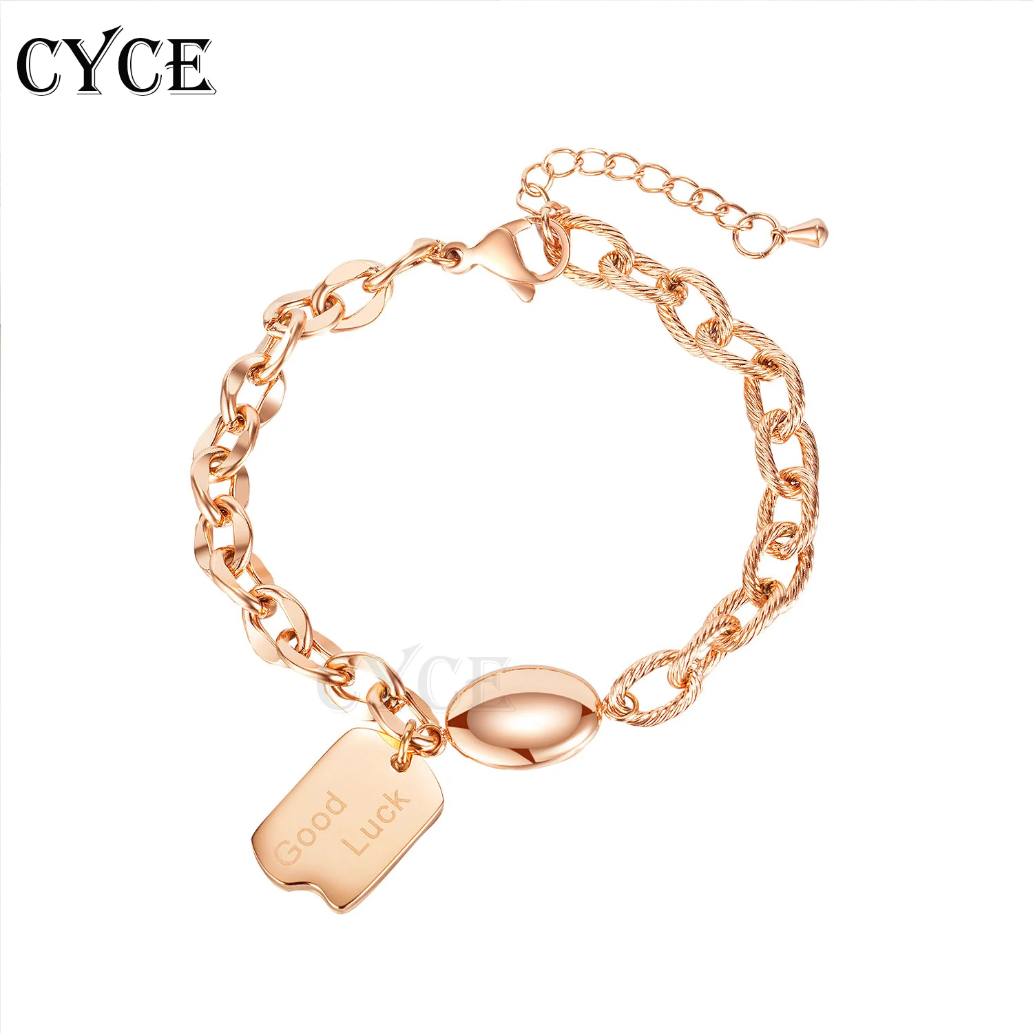 CYCE Jewelry Japanese and Korean Niche Design Classic Tag Accessories Personality Temperament Wild Titanium Steel Bracelet Femme CYCE Jewelry Japanese and Korean Niche Design Classic Tag Accessories Personality Temperament Wild Titanium Steel Bracelet Femme