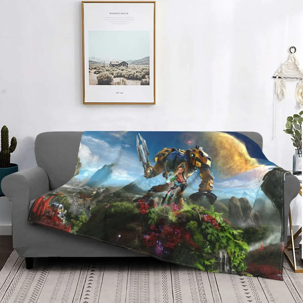 

BInspirational Gifts The Riftbreaker Throw Blankets For Room Decor Cozy Flannel Fleece Blanket Throw