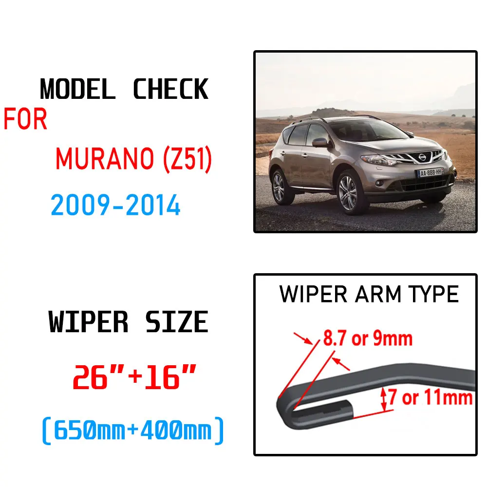 Для Nissan Murano Z51 2009 2010 2011 2012 2013 2014 аксессуары Автомобильные передние