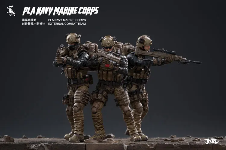 JoyToy 1/18 PLA Navy Marine корпус внешней боевой команды экшн фигурки в наличии Now!|Игровые и