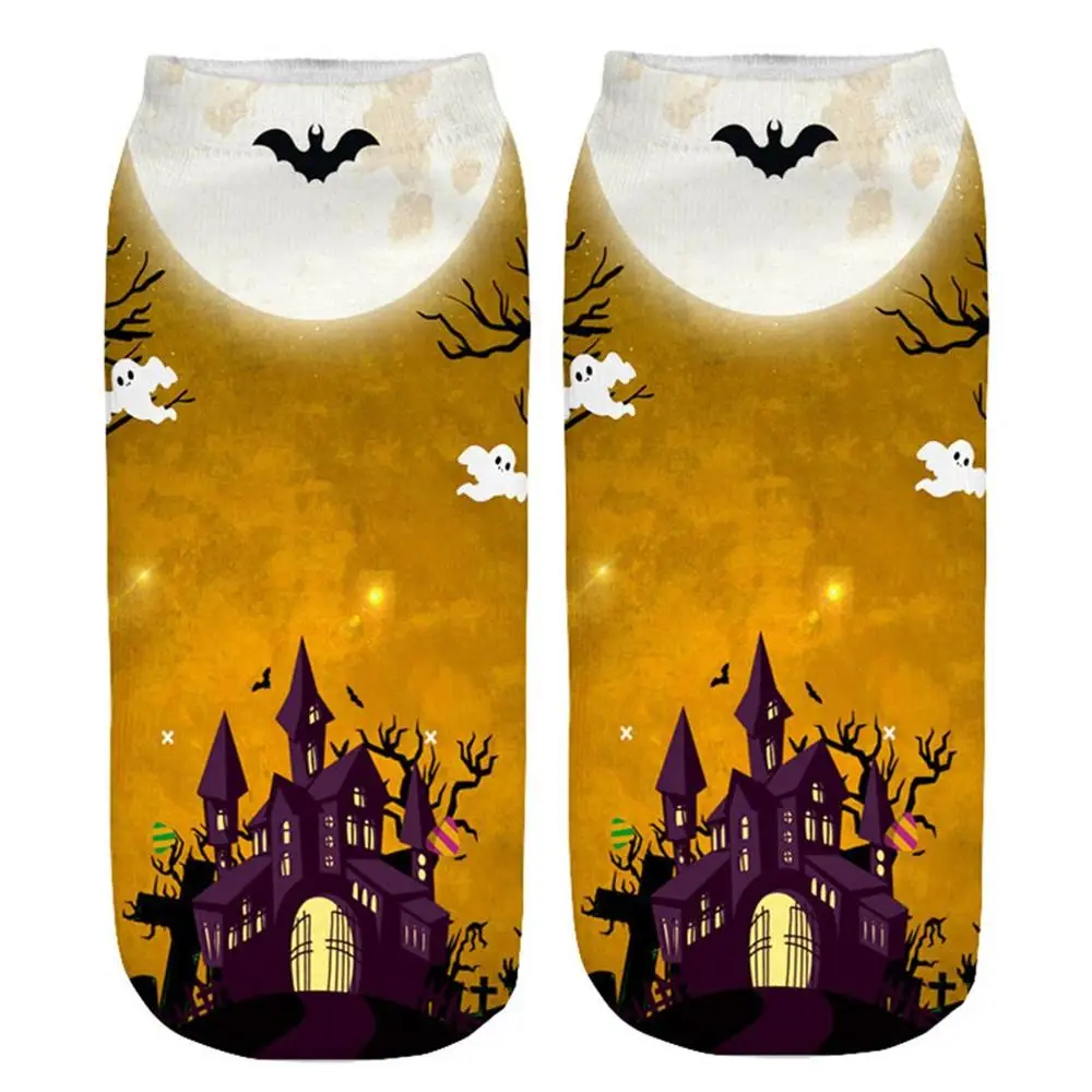 

Halloween Socks 2019 Women Girls 3D Print Pumpkin Colorful Socks Comfortable Winter Cotton Sock Calcetines Skarpetki Dropship #