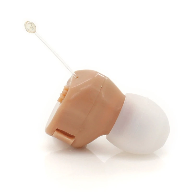 

Hearing Aid Mini In-Ear Sound Amplifier Wireless Headset Support with Battery