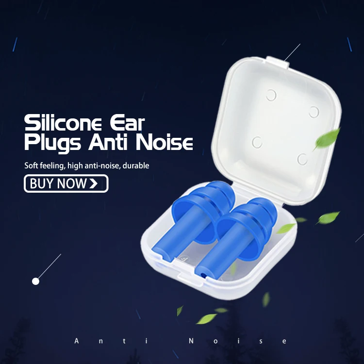 1 3 5 шт. новый виток твердого силикона уха Вилки сна Анти Шум храп шумоподавления