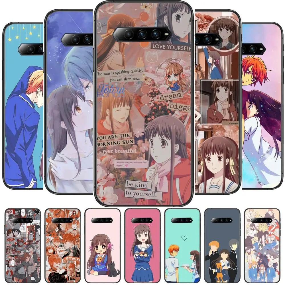 

anime Fruits Basket Phone Case For xiaomi redmi Black Shark 4 Pro 2 3 3s Cases Helo Black Cover Silicone Back Prett mini cover f