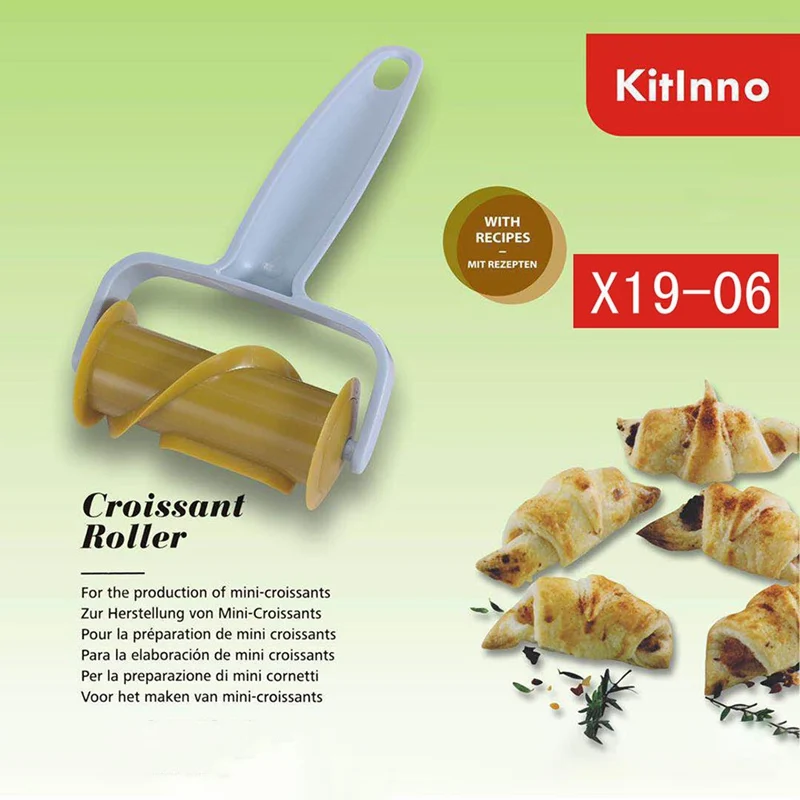 Круассаны резак для скручивания хлебный валик инструменты помадки ABS