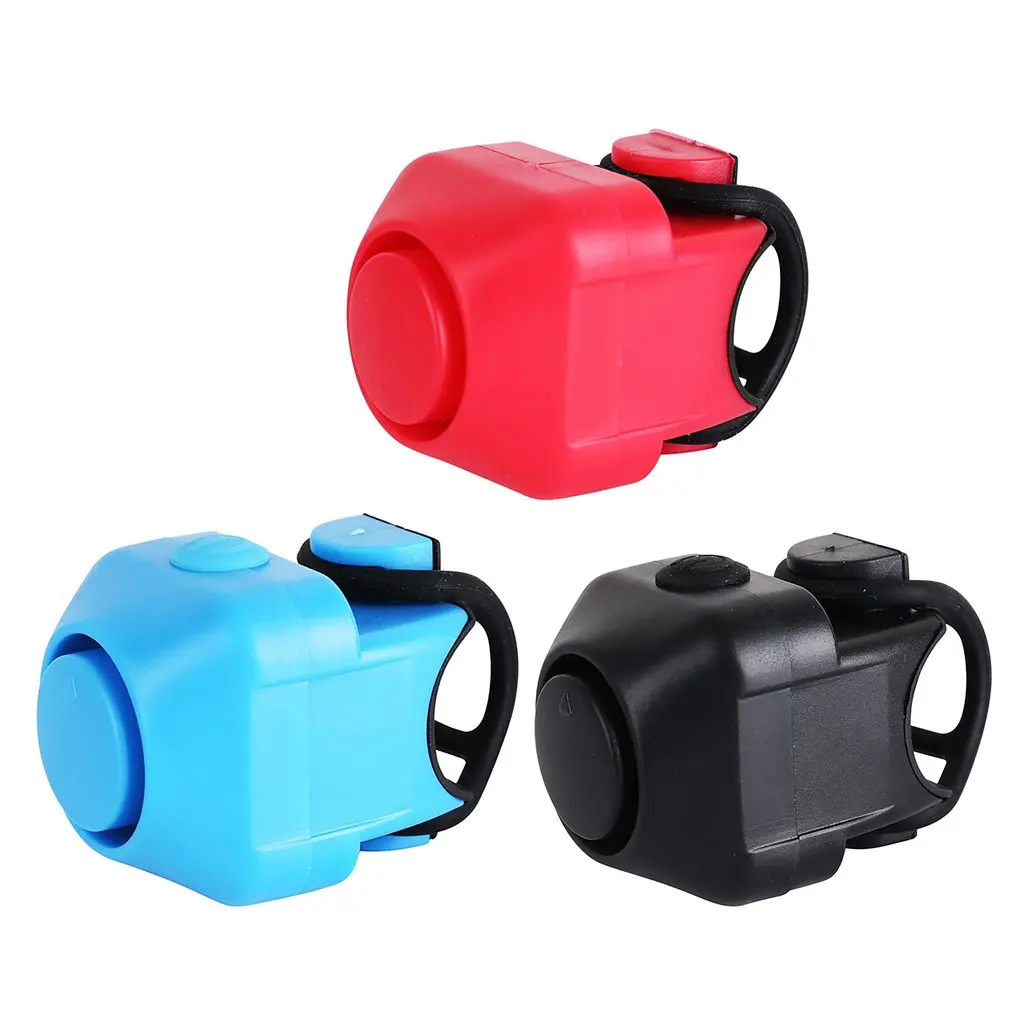 

Mini Bike Electronic Bell MTB Road Bicycle Loud Horn 130db Alarm Warning Handlebar Bells Ring Outdoor Safety Cycling Accessories