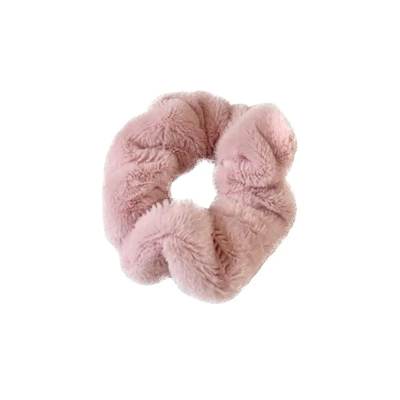 

YANGLIUJIA Super Soft Imitation Rabbit Fluffy Hair Bands Round Head E. Coil Lash Hair Band Women Work Jewelry, Gift Accessories