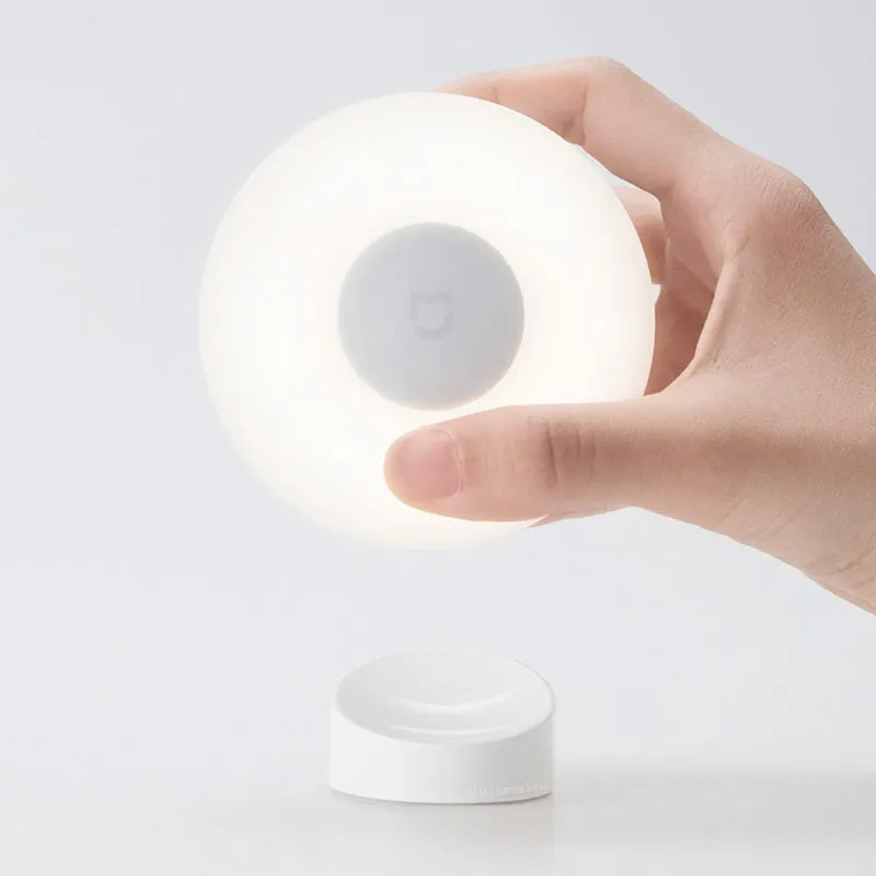 Xiaomi Mijia ночник 2 человека тела Индукционная прикроватная лампа мини энергосберегающая лампа подходит для коридора санитарная спальня