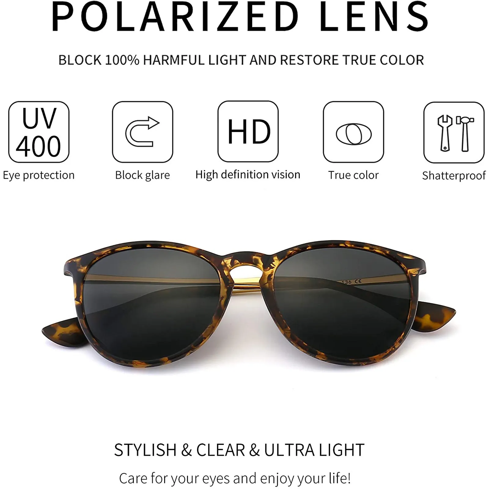 

Men'S Polarized Sunglasses With Anti-Ultraviolet Reflection, Sunglasses For Outd