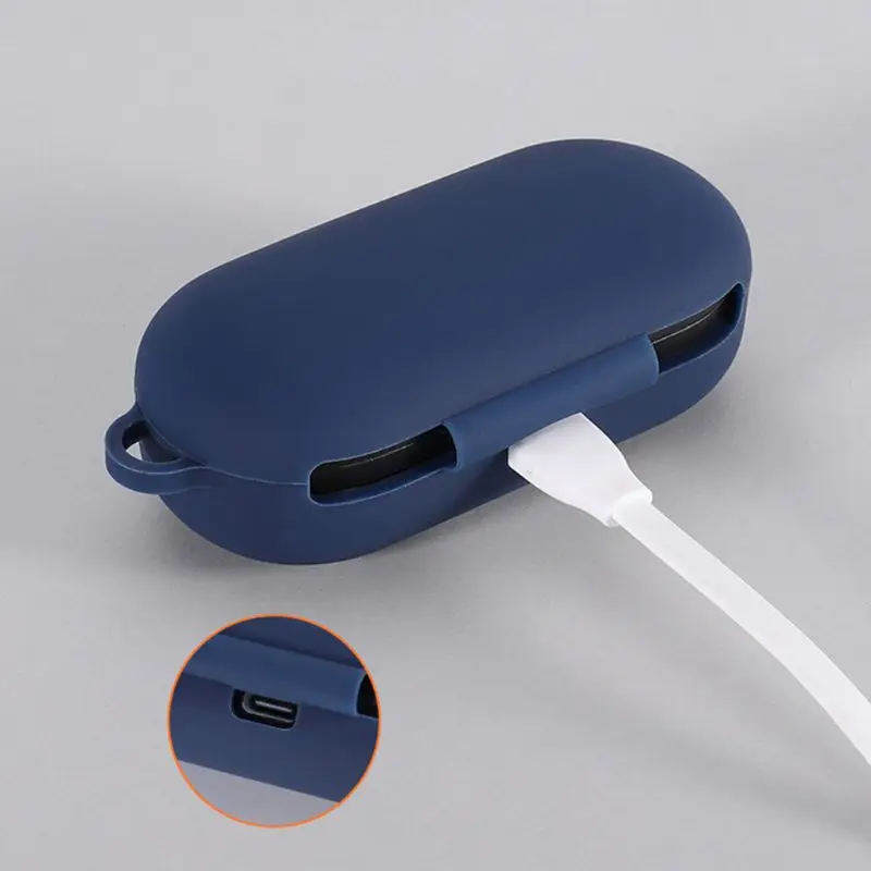 Силиконовый защитный чехол с полным покрытием для беспроводных наушников