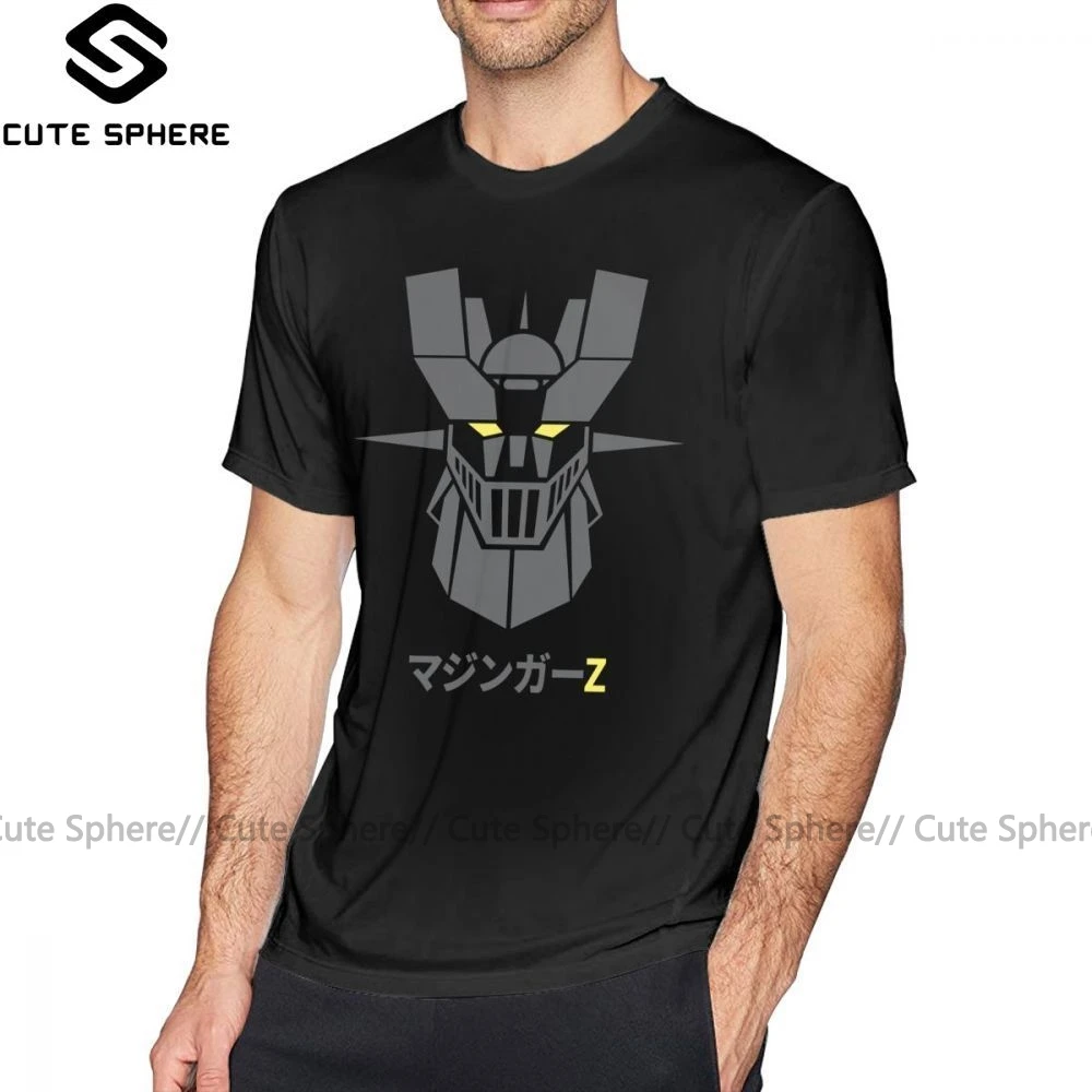

Mazinger T Shirt Mazinger Z Dark T-Shirt Short Sleeve Printed Tee Shirt Man Fashion 5x Fun 100 Percent Cotton Tshirt