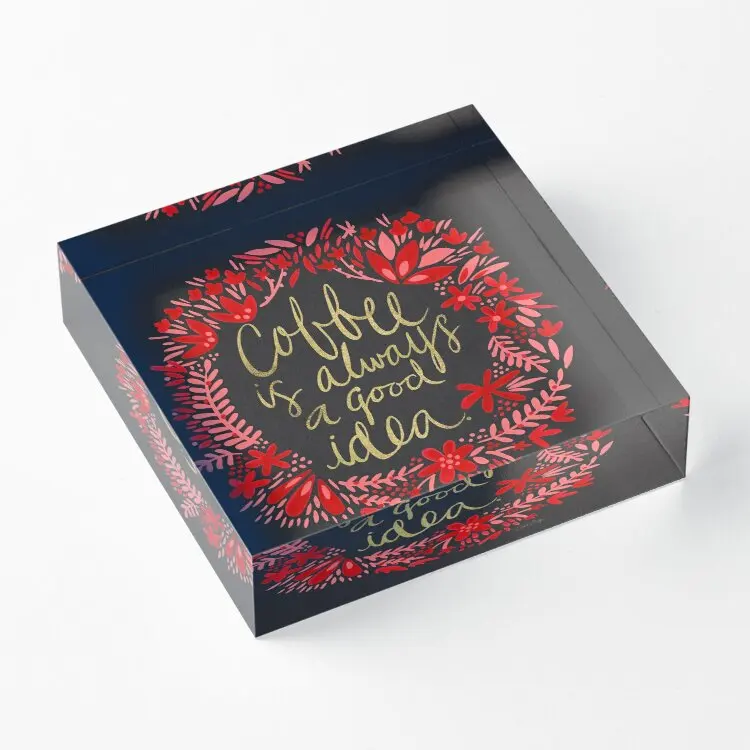 

Кофейный на древесном угле акриловый блок печать художественный Декор Спальня доска украшение Свадьба прозрачная подушка для дома Забавны...