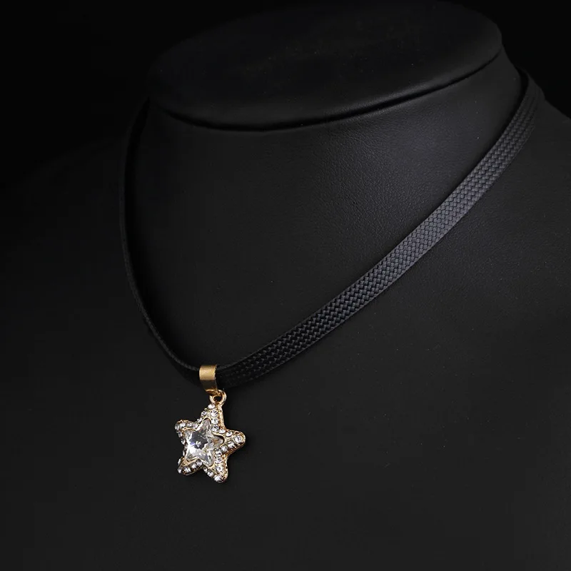 Moda mujer 2020 ожерелье с крестом звезда эстетическое ювелирное лучших друзей девушка