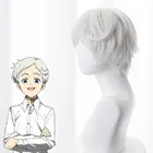 Обещанный Neverland Косплэй Норман короткий парик Косплэй костюм Yakusoku устойчивые к воздействию тепла синтетические парики для волос + бесплатная парик cap