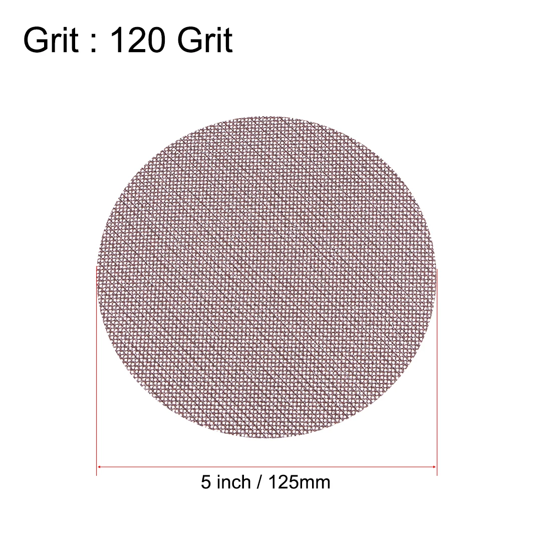 

uxcell Mesh Sanding Discs 6 Inch Hook and Loop Grip Disc 120 grit 5pcs