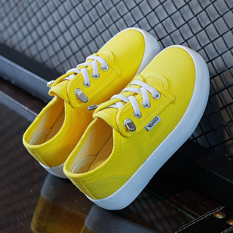 

Boys Girls Low-top Shoes Canvas Shoes 2022 Spring Autumn Children Shoes All-match Fashion Flats Students Shoes Non-slip Cute