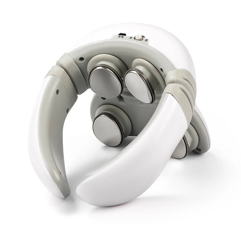 

4D Magnetic Pulse Heated Electric Intelligent Neck Shoulder Massager Fatigue Relief Relaxation Cervical Infrared Massage Device