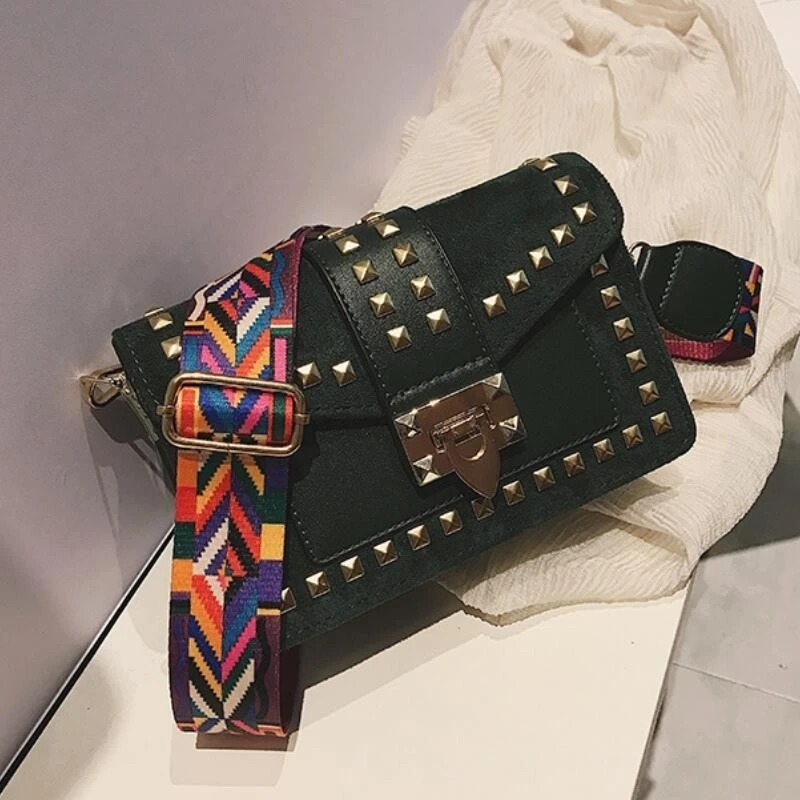 Роскошные сумки женские сумки дизайнерские Sac основной Femme кошелек и сумки известный бренд заклепки сумки через плечо для женщин Bolso Mujer