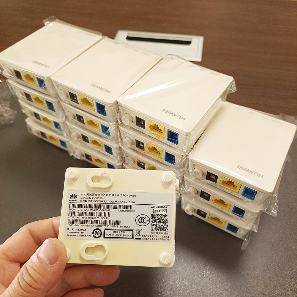 hua wei hg8310m hg8010h onu gpon epon ont ftth fiber home onu modem second hand used usado 1ge gpon epon onu ont free global shipping