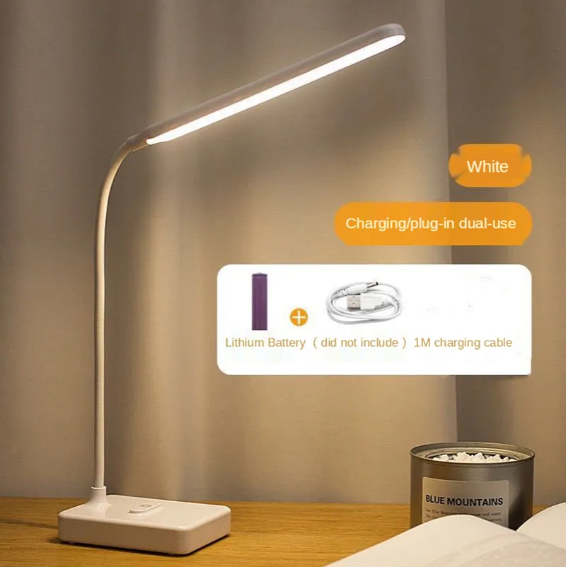 

LED Desk Lamp Foldable Dimmable Eye Protection Touch Table Lamp USB Powered Table Light 6000K Night Light Children Night Lamp