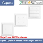 Оригинальный Aqara Opple Беспроводной умный светильник выключатель Zigbee 3,0 приложение удаленный Conrtol для смарт-умный дом работать с Apple HomeKit