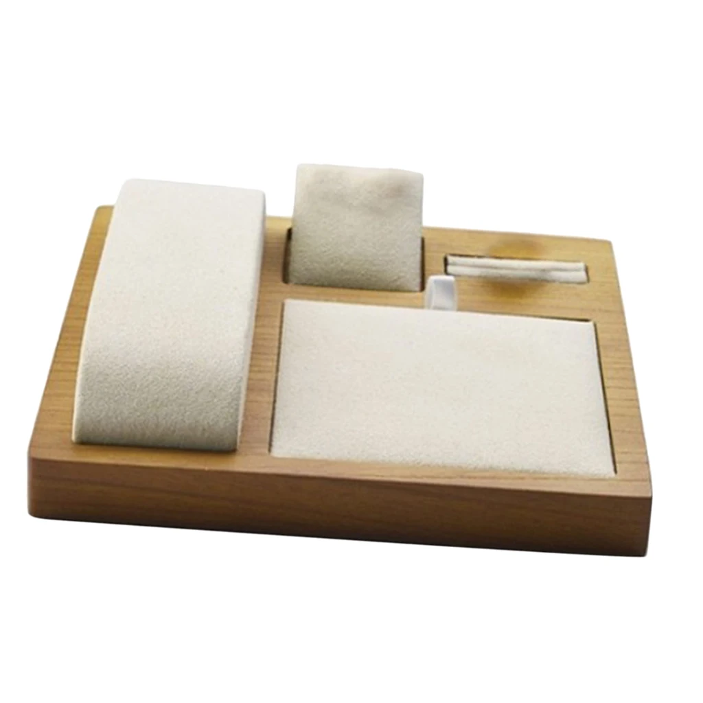 Деревянная подставка для ювелирных изделий кольцо серьги ожерелье браслет |