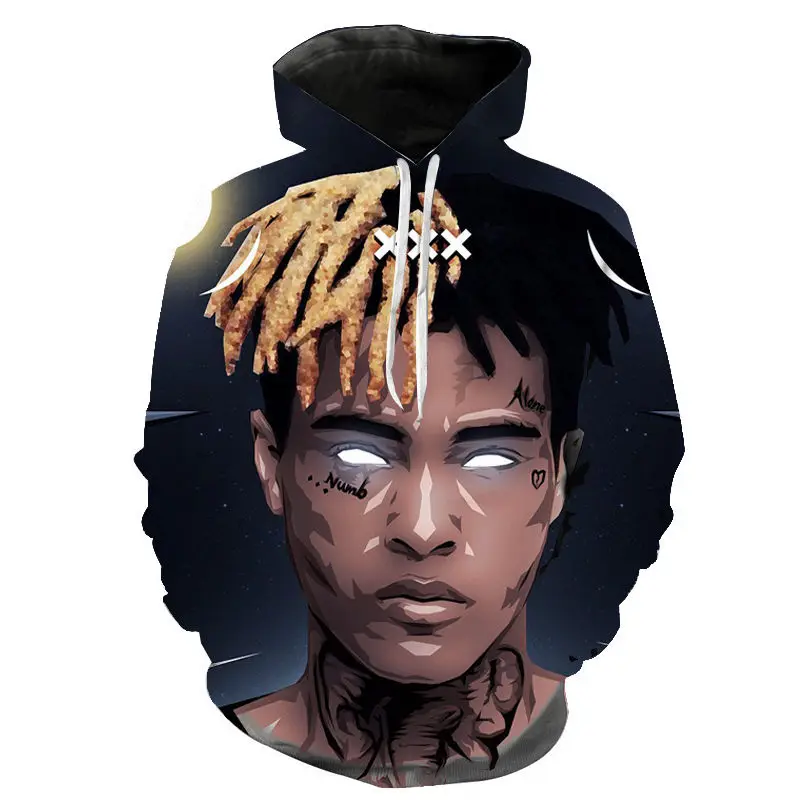 Xxxtentacion/толстовки для мужчин женщин и детей толстовка с капюшоном в стиле хип хоп