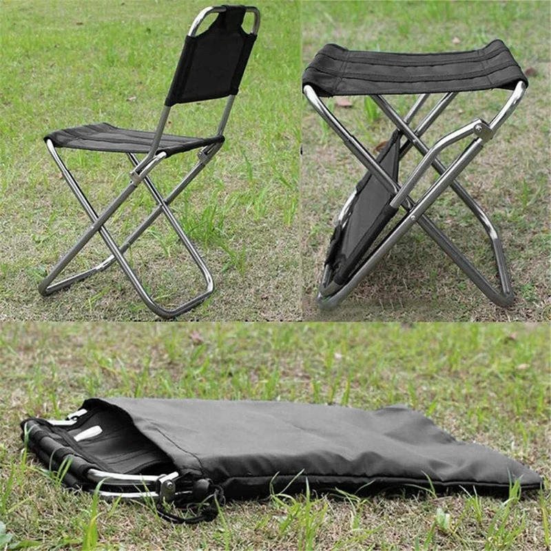

Outdoor Foldable Fishing Chair Ultra-Light Weight Foldable Chair Recreational for Outdoor Hunting Climbing Equipment