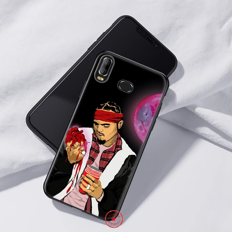 IYICAO Chris Brown Rap Soft Case for Samsung Galaxy A9 A7 A8 A6 Plus 2018 A3 A5 2017 2016 &amp J6 Cover |
