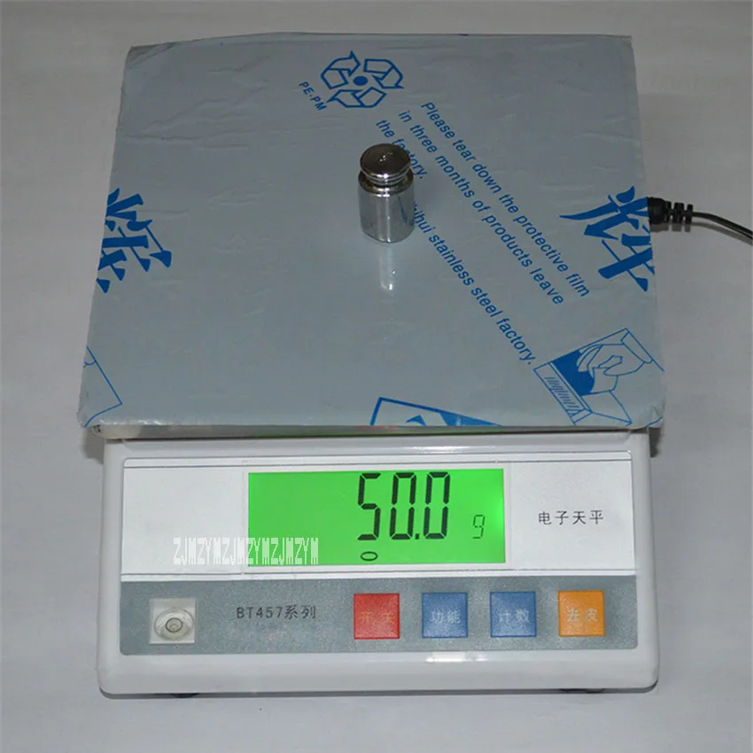 

New 457A Precision Electronic Scale 10kg Digital Display Kitchen Scale Industrial Electronic Balance 10000g/0.1g weight 100-240V
