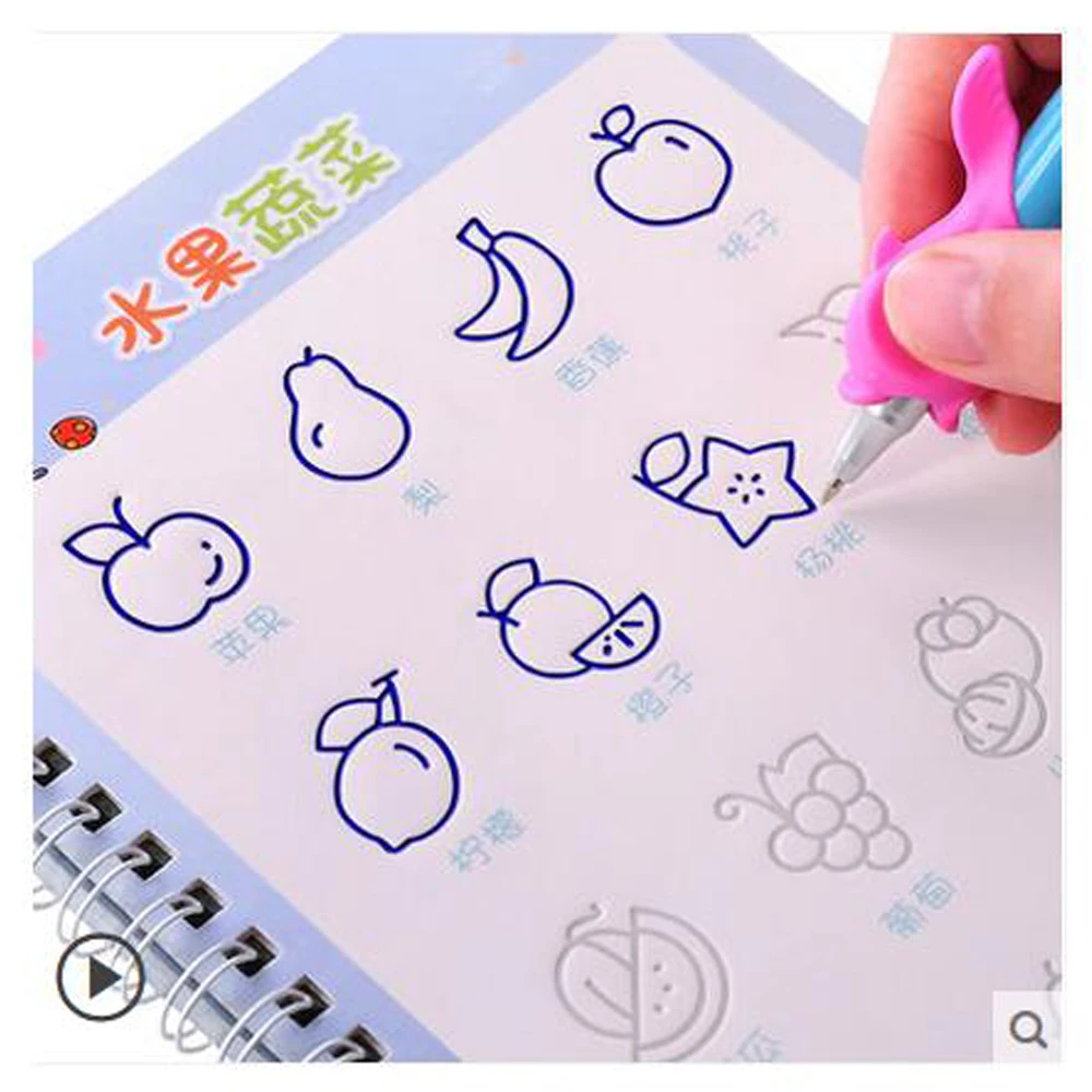 Бесплатная доставка детский Дошкольный китайский тетрадь для детей и