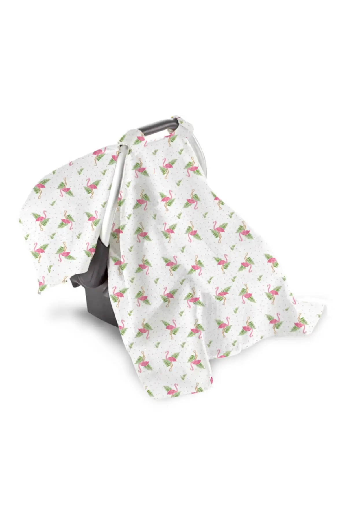 Müslin Stroller Cover Flamingo Cloth Baby Clothing