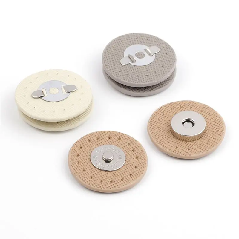 Круглая ПРИШИТАЯ магнитная кнопка сумка кошелек застежка металлическая швейное