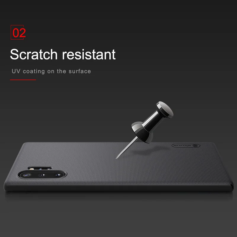 Nillkin матовый защитный чехол для samsung Galaxy Note 10 Plus Жесткий пластиковый Чехол Note10