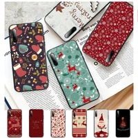 christmas new year deer phone case for redmi note 6 8 9 10 pro 10 9s 8t 7 5a 5 4 4x silicone cover