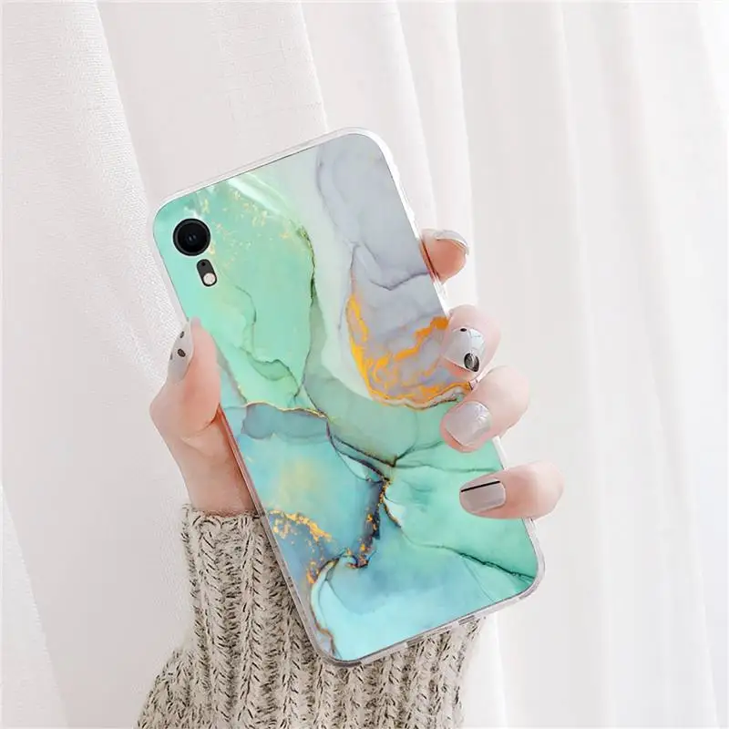 

marble Phone Case For iPhone X XS MAX 11 12 pro max 6 6s 7 7plus 8 8Plus 5 5S XR se 2020 case