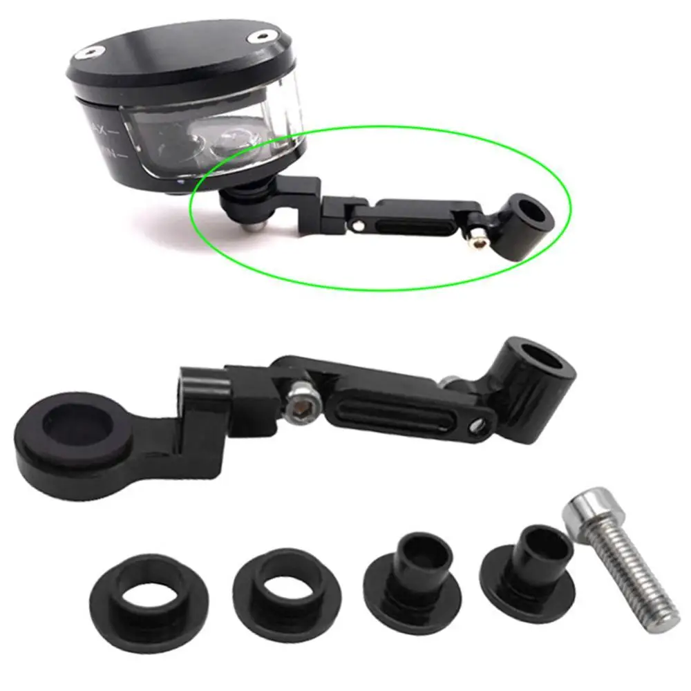 

Brake Tank Oil Reservoir Cup Mounting Bracket Holder Motorbike Accessory